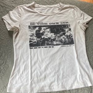 Aesthetic White baby tee